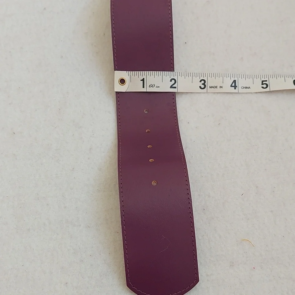 Purple studded belt NWOT